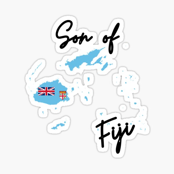 Artikel-Vorschau von Sohn der Fidschi-Kartenflagge, designt und verkauft von NovawayDirect.