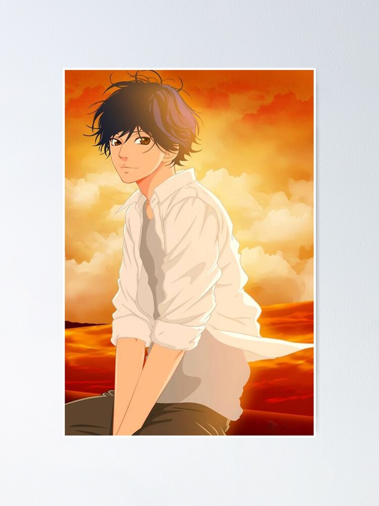 Ao Haru Ride Blue Spring Ride Couple | Poster