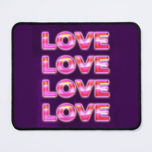 Item preview, Preppy Room Decor - Love Love Love Shiny Repeat Text designed and sold by Shop Your Aesthetic.