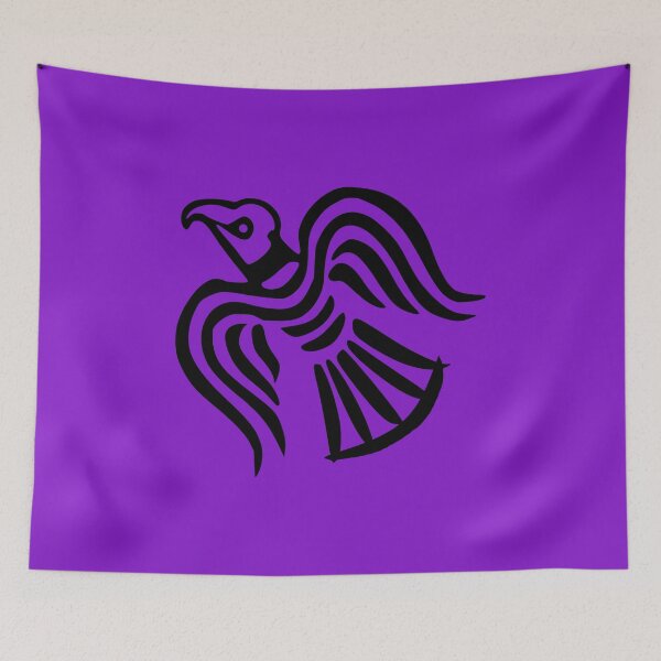 Item preview, Purple Viking Raven Banner 2 designed and sold by Freihalt.