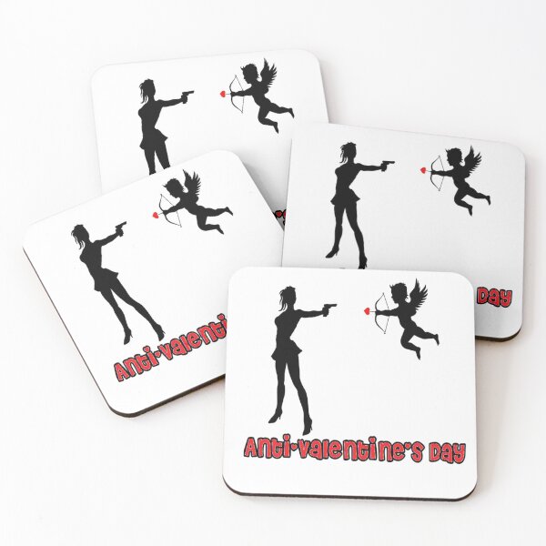 Item preview, Woman pointing gun at cupid designed and sold by indecentXp0sure.