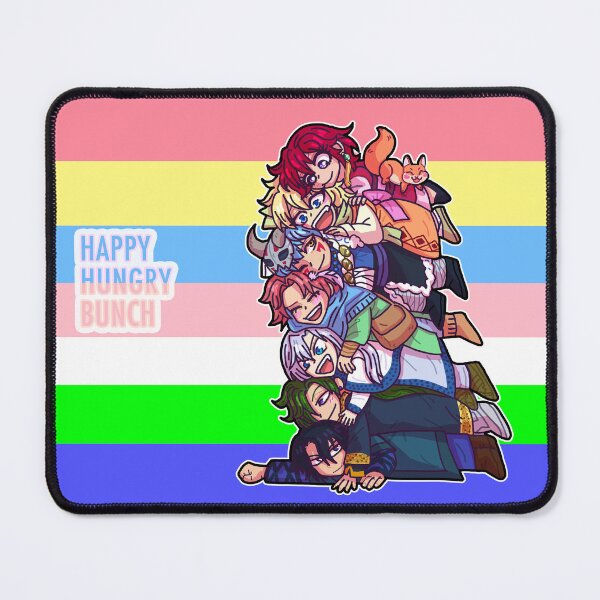 Item preview, AKATSUKI NO YONA! HAPPY HUNGRY BUNCH STACKED STICKER <3 designed and sold by angsty-angst.
