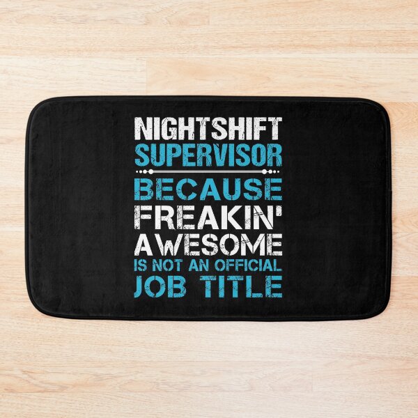 Item preview, Nightshift Supervisor T Shirt - Freaking Awesome Job Gift Item Tee designed and sold by oetate4774.