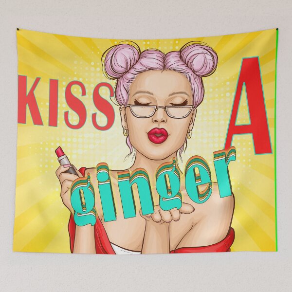 Item preview, Kiss A Ginger Cute Girl designed and sold by roleshop.
