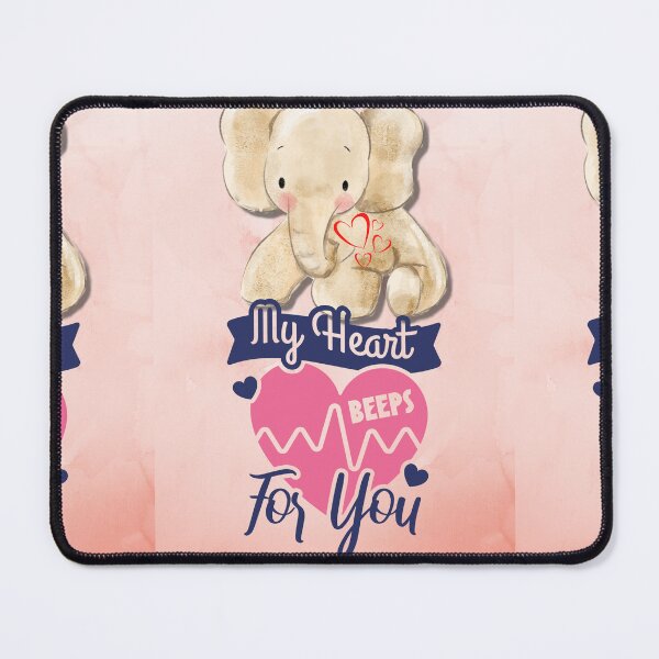 Item preview, Valentines day gift with cute elephant designed and sold by REALDesign-Shop.
