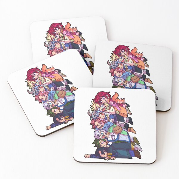 Item preview, ¡AKATSUKI NO YONA! PEGATINA APILADA DE LA FELIZ GRUPO HAMBRIENTO <3 designed and sold by angsty-angst.