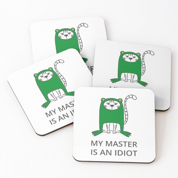 Item preview, my master is an idiot designed and sold by SolArt88.