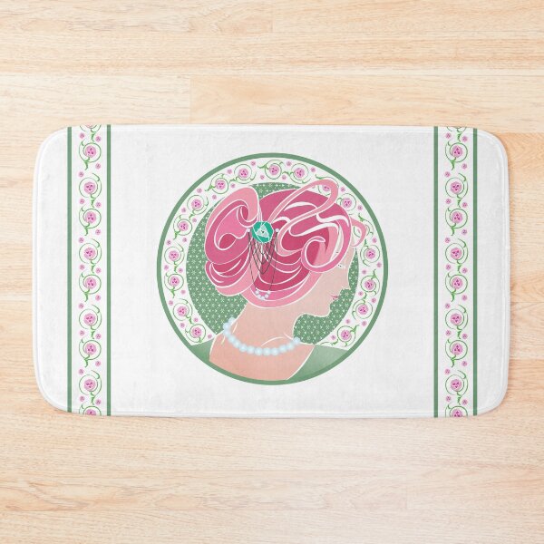 Artikelvorschau, Rosen und Perlen - Frauenporträt im Jugendstil entworfen und verkauft von FunnyChameleon.