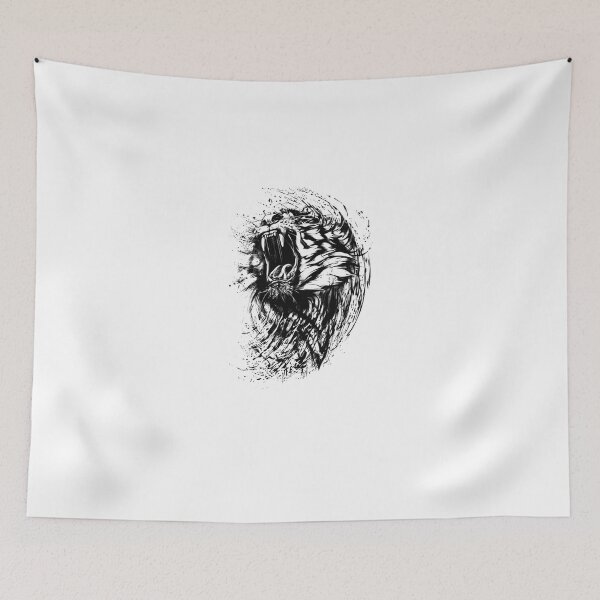Item preview, Tiger with Flowers designed and sold by Issa ★★★★★.