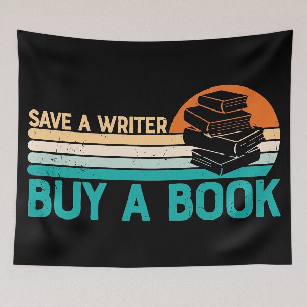 Item preview, Save a writer. Buy a Book designed and sold by world-of-words.