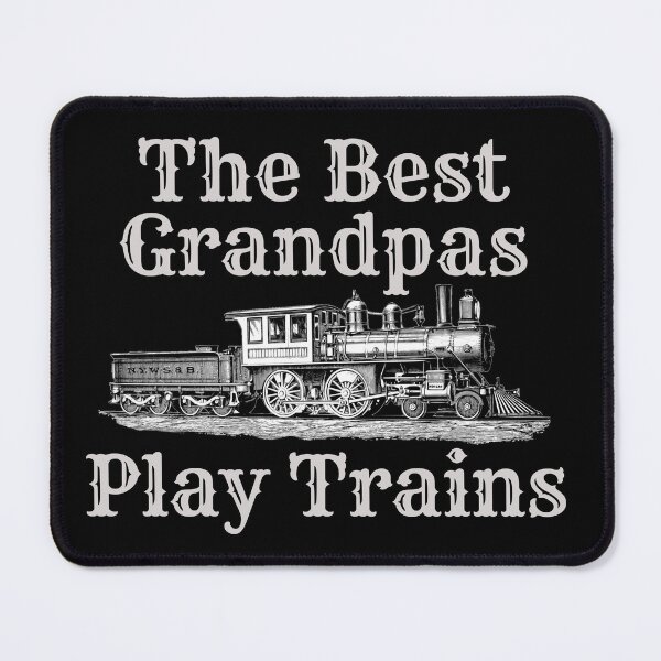 Item preview, The Best Grandpas Play Trains, Steam Engine Locomotive, for Grandfather Birthday Christmas Father's Day Gift designed and sold by TheTrainRoom.