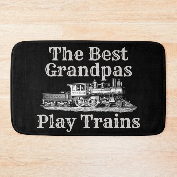 Item preview, The Best Grandpas Play Trains, Steam Engine Locomotive, for Grandfather Birthday Christmas Father's Day Gift designed and sold by TheTrainRoom.