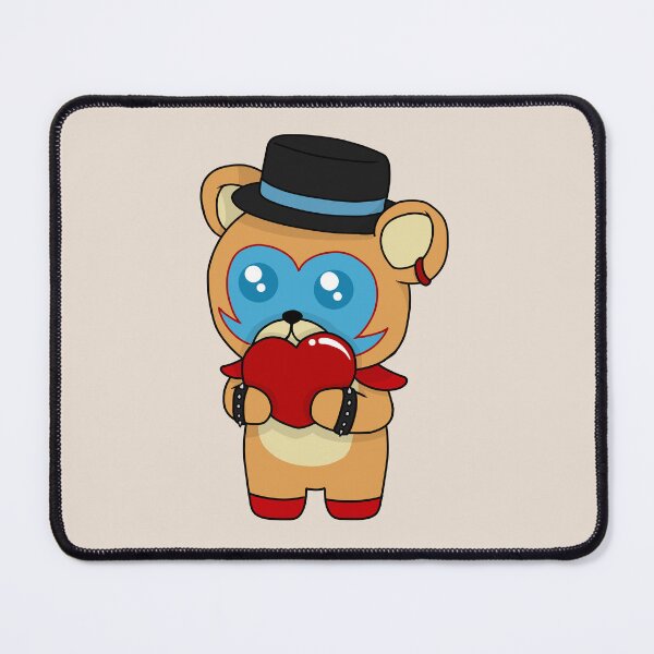 Item preview, fnaf security breach freddy valentine chibi designed and sold by EveryCuteThings.