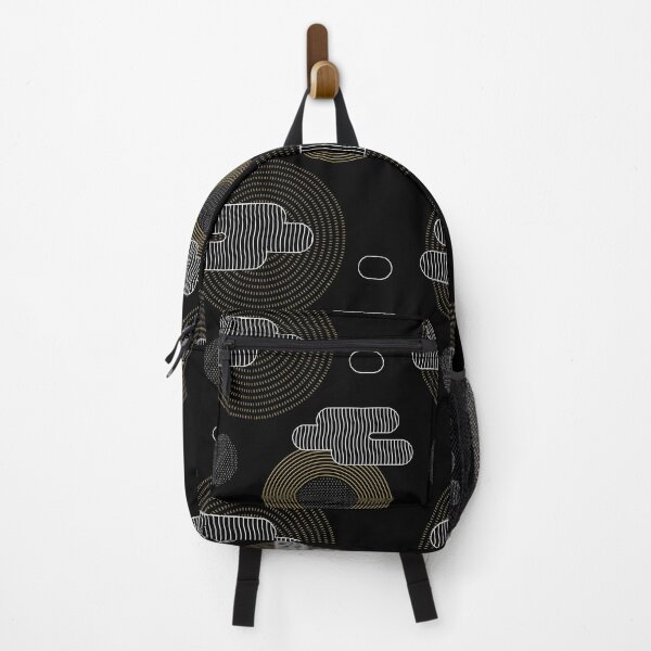 Item preview, Black I Gold I White geometric pattern lines designed and sold by Johann Brangeon.