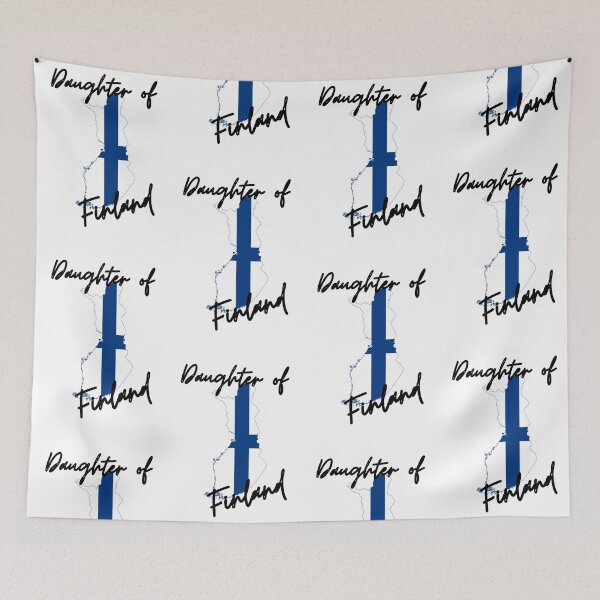 Item preview, Daughter of Finland Map Flag designed and sold by NovawayDirect.
