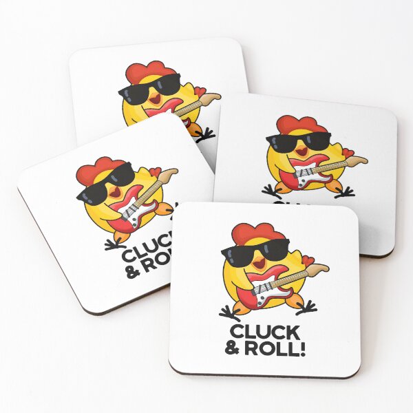 Item preview, Cluck And Roll Funny Chicken Puns  designed and sold by punnybone.