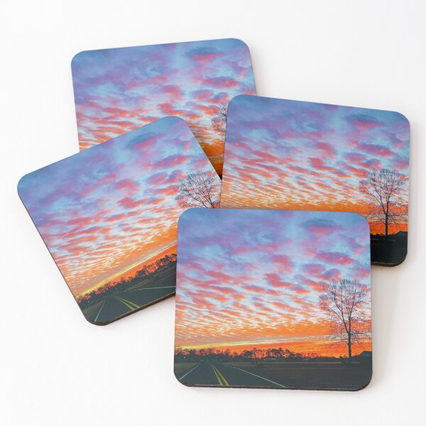 Item preview, Beautiful morning backroad sunset sunrise inspiration  designed and sold by Vicsdesignsart.