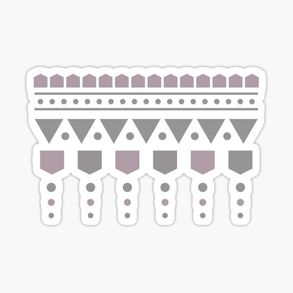 geometric design T-shirts Sticker