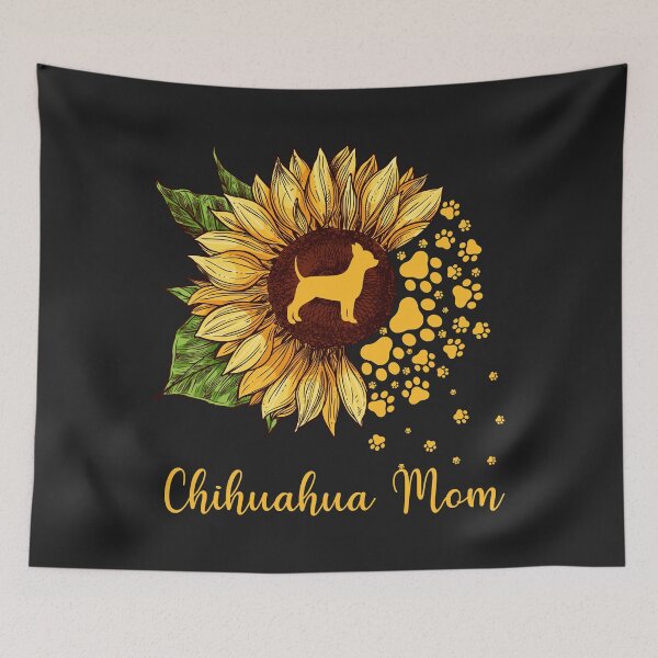 Item preview, Chihuahua Mom Sunflower Dog Long Sleeve designed and sold by marcipattysk1i.