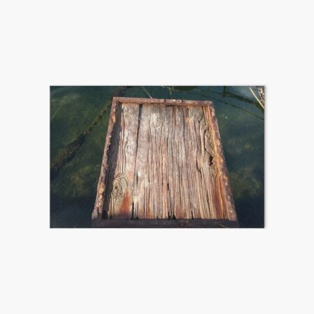 Antique boarding plank Art Board Print