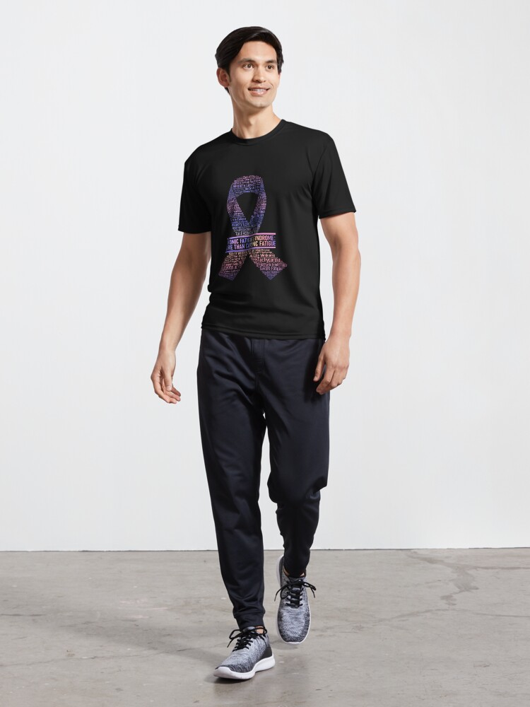Alternate view of Chronic Fatigue Syndrome: MORE Than Chronic Fatigue (multi-colour, large) Active T-Shirt