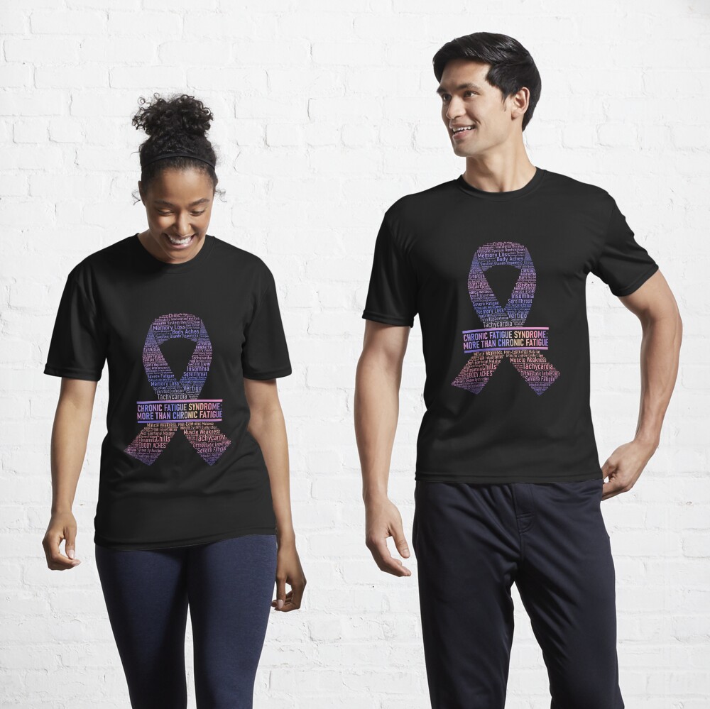 Chronic Fatigue Syndrome: MORE Than Chronic Fatigue (multi-colour, large) Active T-Shirt