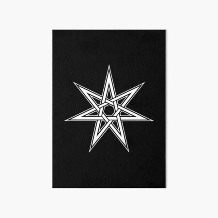 Wicca Teachings - This is the Faerie Star also known as The Elven Star,  Seven Pointed Star, Septagram and Heptagram. The septagram is a  continuously drawn figure having seven points. It is