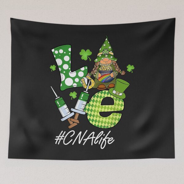 Item preview, CNA LIFE Nurse Squad Nursing St Patrick Day Gnomes designed and sold by marcipattysk1i.