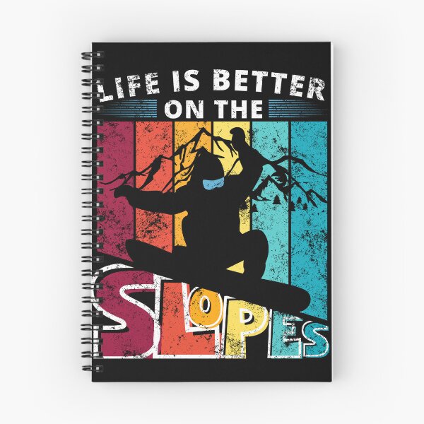 Item preview, Snowboarding - Life Is Better On The Slopes - Snowboard Snowboarder designed and sold by retrodesigner14.