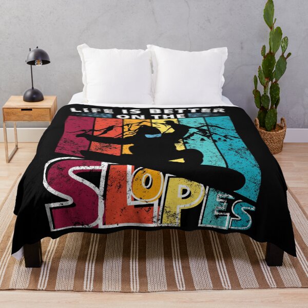 Item preview, Snowboarding - Life Is Better On The Slopes - Snowboard Snowboarder designed and sold by retrodesigner14.
