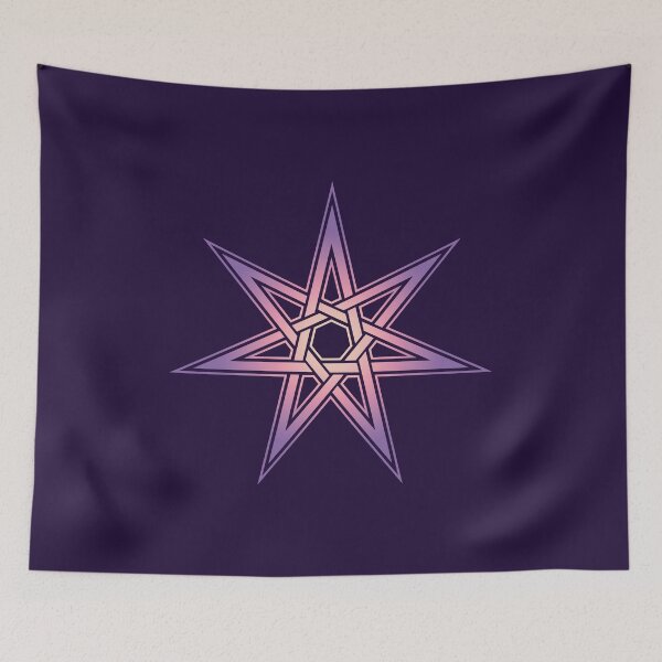Item preview, Fairy Star, Elven Star, Fairies, Star, Symbol Perfection & Protection, Heptagram, Magic designed and sold by nitty-gritty.