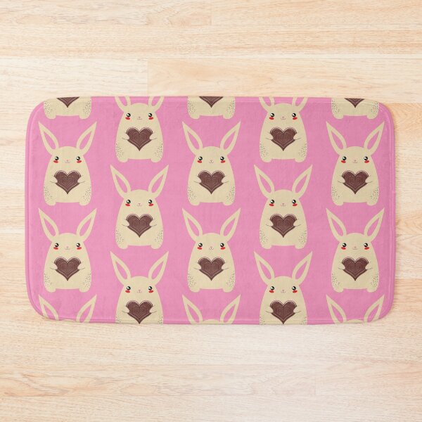 Item preview, Cute Bunny Holding Chocolate Heart designed and sold by dass-art.