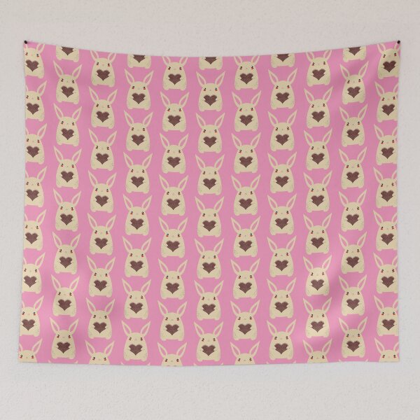 Item preview, Cute Bunny Holding Chocolate Heart designed and sold by dass-art.