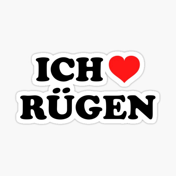 Artikel-Vorschau von Ich Liebe Rügen, designt und verkauft von DAFIN.