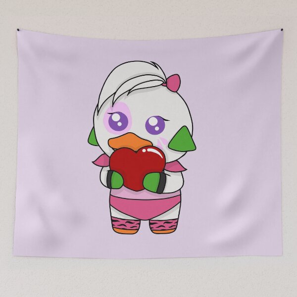 Aperçu de l'œuvre Faille de sécurité de la FNAF Chica Valentine Chibi créée et vendue par EveryCuteThings.