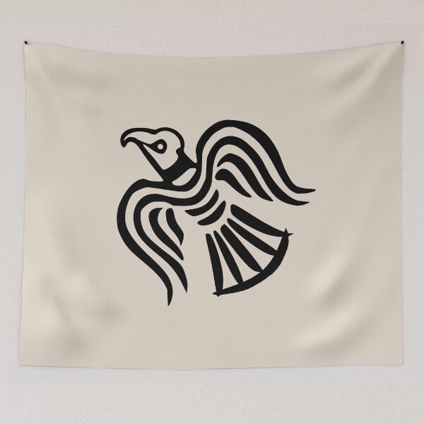 Item preview, Canvas Colored Viking Raven Banner 5 designed and sold by Freihalt.