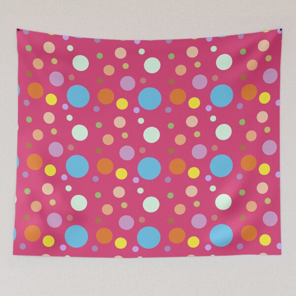 Item preview, dotted pink pattern designed and sold by milancollection.