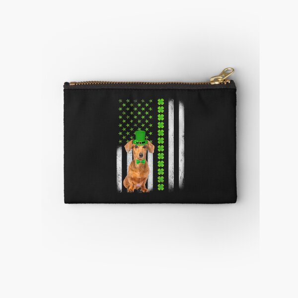 Item preview, Cute Dachshund Saint Patrick's Day American Flag Dogs Lover designed and sold by marcipattysk1i.