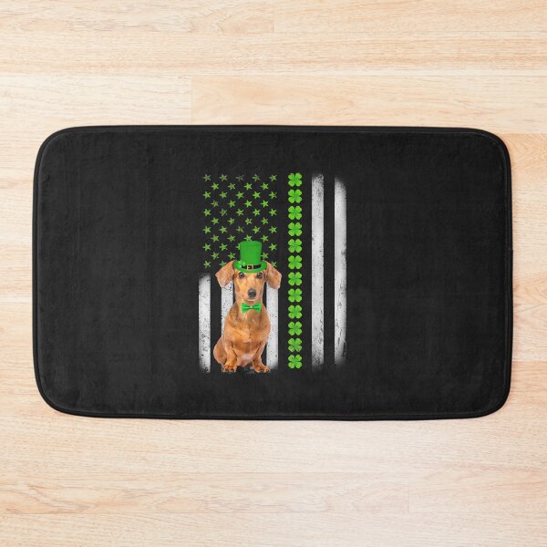 Item preview, Cute Dachshund Saint Patrick's Day American Flag Dogs Lover designed and sold by marcipattysk1i.