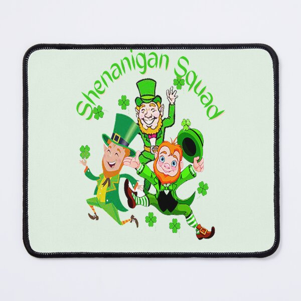 Item preview, Shenanigans Squad Fun Design, Let The Shenanigans Begin, Lucky Shamrock Irish Culture, Shenanigans Squad designed and sold by Adri Barnard.