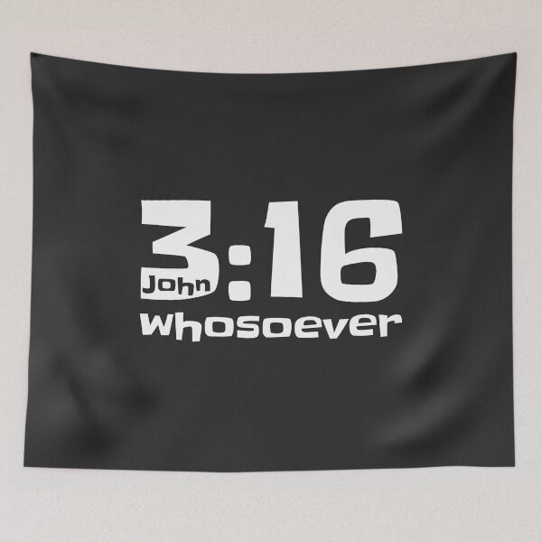 Item preview, Christian Design - John 3 verse 16 - Whosoever designed and sold by simplydesignart.