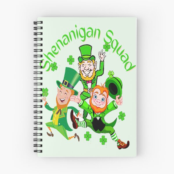 Item preview, Shenanigans Squad Diseño divertido, Let The Shenanigans Begin, Lucky Shamrock Irish Culture, Shenanigans Squad designed and sold by Adri Barnard.