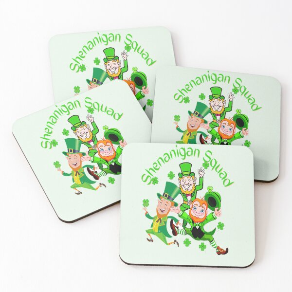 Item preview, Shenanigans Squad Fun Design, Let The Shenanigans Begin, Lucky Shamrock Irish Culture, Shenanigans Squad   designed and sold by Adri Barnard.