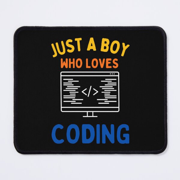 Item preview, Just A Boy Who Loves Coding designed and sold by BahiaStyle.