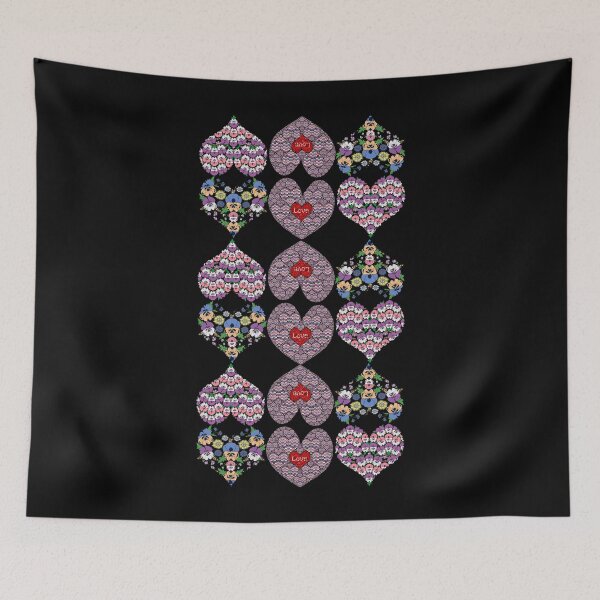 Item preview, Floral Hearts Ornament - Cute Flower Lovers Valentines Day designed and sold by r-silver.