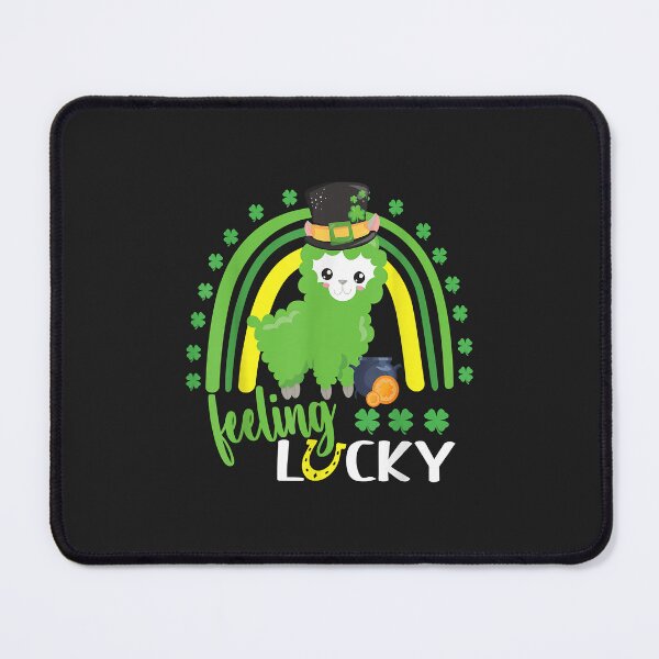 Item preview, Cute St Patricks Day Rainbow Llama feeling Lucky St Patricks designed and sold by marcipattysk1i.