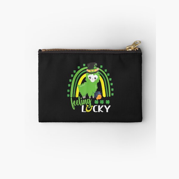 Item preview, Cute St Patricks Day Rainbow Llama feeling Lucky St Patricks designed and sold by marcipattysk1i.