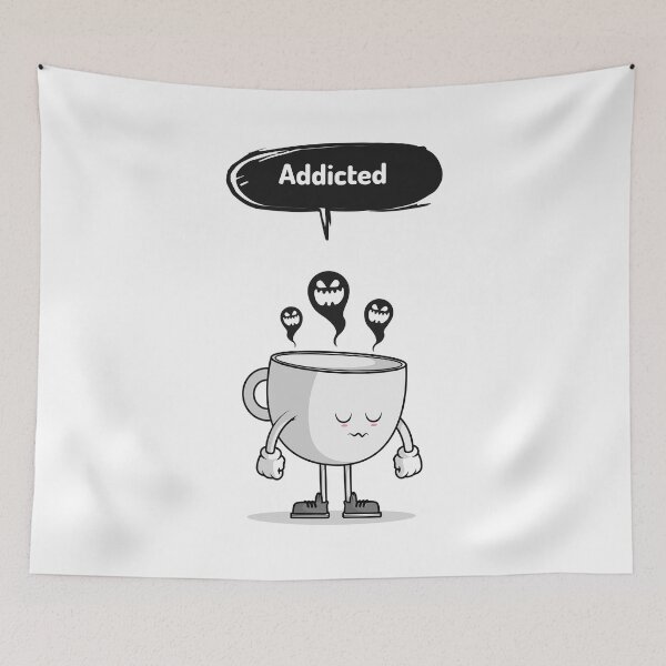 Item preview, Addicted to coffee designed and sold by MindBlownWill.