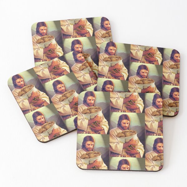 Item preview, Jesus loves fried chicken designed and sold by SlappinTees.