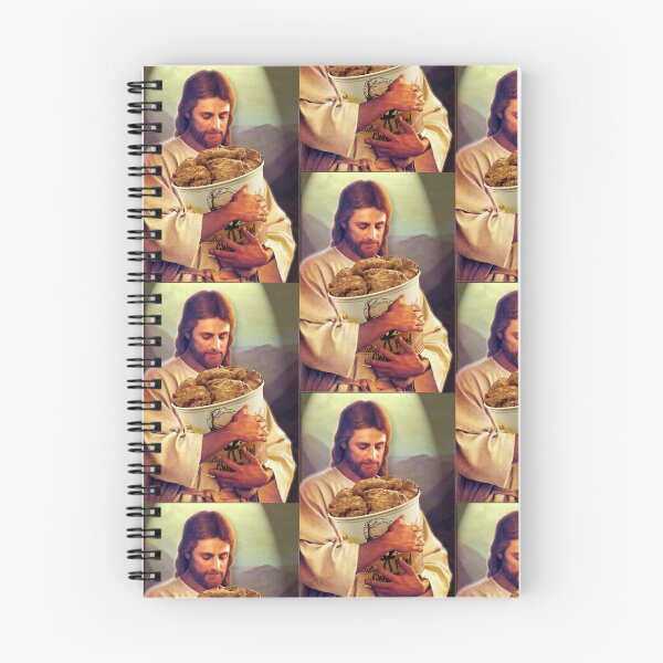 Item preview, Jesus loves fried chicken designed and sold by SlappinTees.